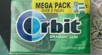 Mängden socker i orbit spearmint mega pack