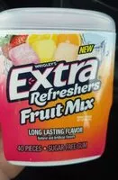 Mängden socker i Extra Refreshers fruit mix