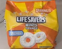 Mängden socker i Lifesavers Mints Orange