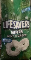 Mängden socker i lifesavers Mints Wint O Green