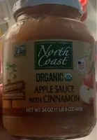 Mängden socker i Apple sauce with cinnamon