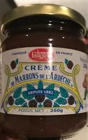 Mängden socker i Crème de Marrons de L'Ardèche