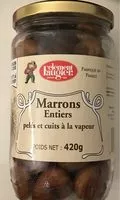 Mängden socker i Marrons Entiers
