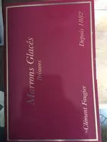 Mängden socker i Marrons glacés brisures