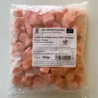 Mängden socker i Cubes de patates douces bio surgelés