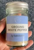 Mängden socker i Ground white pepper