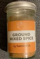 Mängden socker i Ground mixed spice