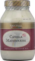 Mängden socker i Spectrum canola mayonnaise