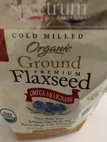 Mängden socker i Cold milled organic ground premium flaxseed