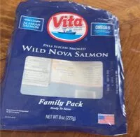 Mängden socker i Wild nova salmon