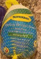 Mängden socker i Butterball Turkey breast roast