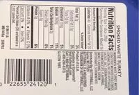 Mängden socker i White turkey