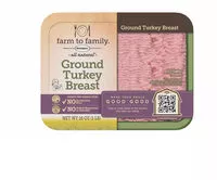 Mängden socker i Ground turkey breast