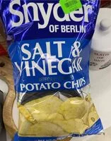 Mängden socker i Salt and vinegar potato chips