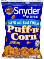 Mängden socker i Puff-N-Corn, Cheese