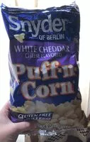 Mängden socker i White cheddar cheese flavored puff-n-corn