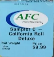 Mängden socker i California roll deluxe