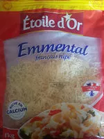Mängden socker i Emmental français rapé