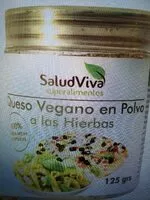 Mängden socker i Queso vegano en polvo a las hierbas