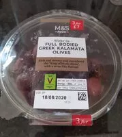 Mängden socker i Full bodied Greek Kalamata olives