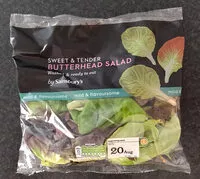 Mängden socker i Butterhead salad