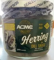 Mängden socker i Herring in Dill Sauce
