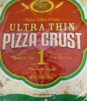Mängden socker i Ultra thin pizza crust