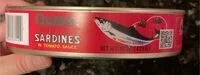 Mängden socker i sardines in tomato sauce