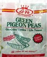 Mängden socker i Green Pigeon Peas