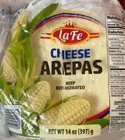 Mängden socker i Cheese arepas