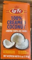 Mängden socker i Creamed coconut