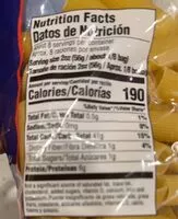 Mängden socker i Rigatoni