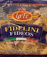 Mängden socker i Fidelini fideos
