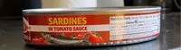 Mängden socker i Sardines in tomato sauce