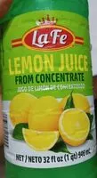 Mängden socker i Lemon juice