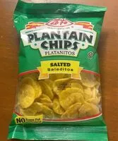 Mängden socker i Plantain Chips