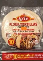 Mängden socker i Flour Tortillas
