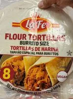 Mängden socker i Flour tortillas