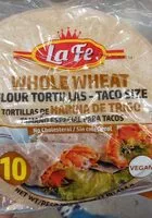 Mängden socker i Whole wheat flour tortillas