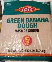 Mängden socker i Green Banana Dough