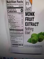 Mängden socker i Monk Fruit Extract