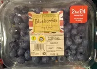 Mängden socker i Blueberries