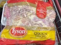 Mängden socker i Chicken thighs