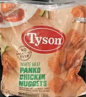 Mängden socker i White meat Panko chicken nuggets