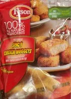 Mängden socker i Spicy chicken nuggets