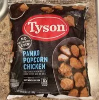 Mängden socker i Panko popcorn chicken