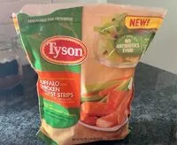 Mängden socker i Buffalo Chicken Breast Strips