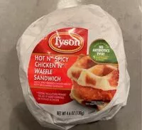 Mängden socker i Hot N’Spicy Chicken N’ Waffle Sandwich