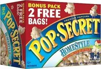 Mängden socker i Homestyle popcorn