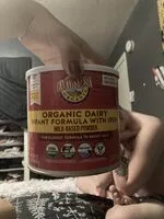 Mängden socker i Organic, Infant Formula With Iron Milk-Based Powder